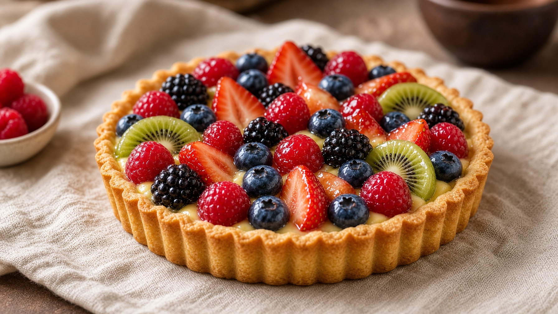 Classic fruit tart