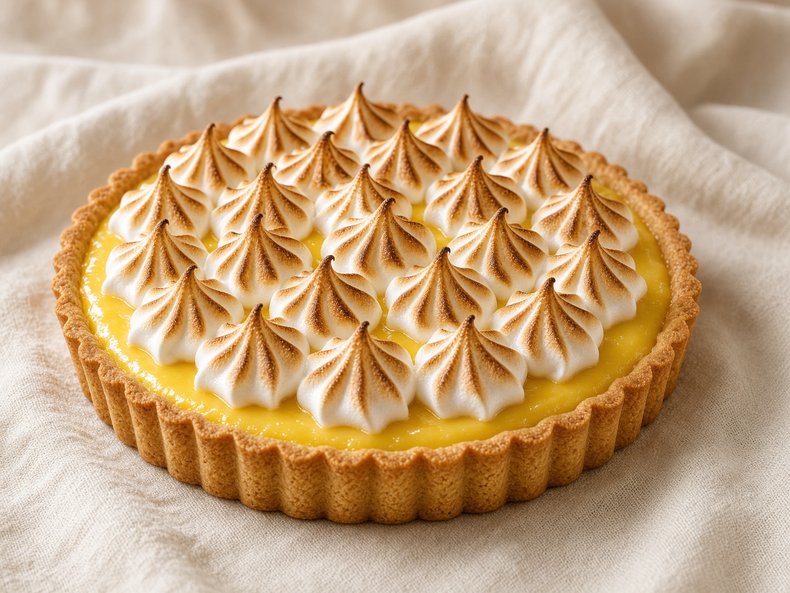 Lemon meringue tart